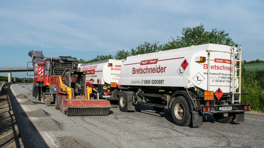 Baustellenbetankung A4