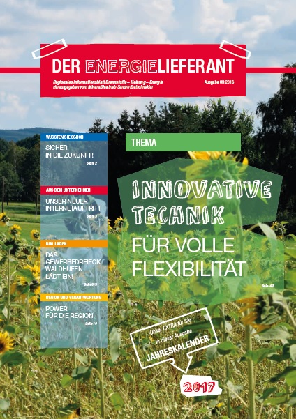 Cover - Der Energielieferant 2017 - Heft 08